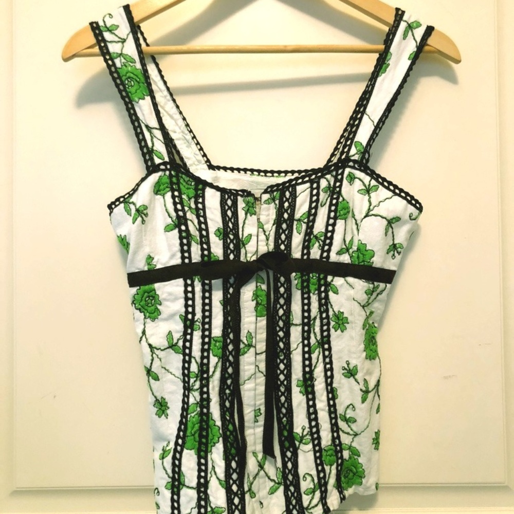 Corset Inspired Summer Blouse